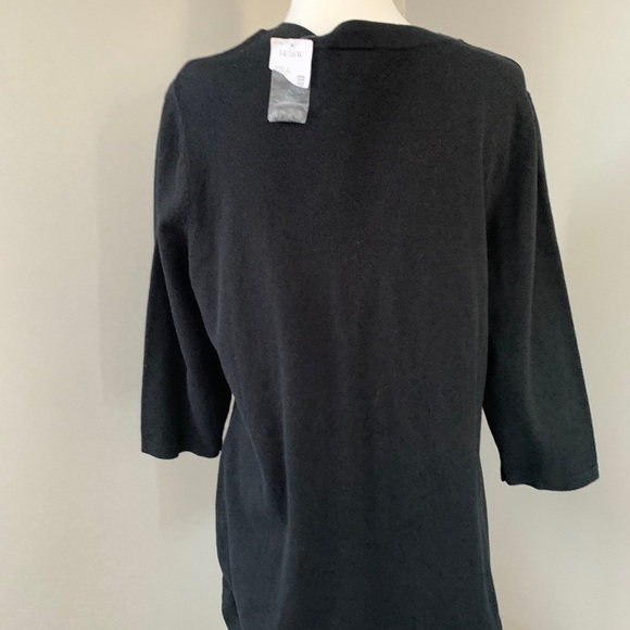 Lane Bryant sweater with bead and sequins 14-16W office career wedding formal - Picture 6 of 16